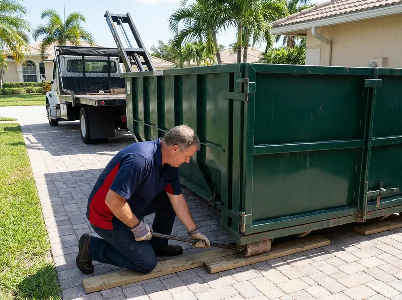 Driveway-Safe Roll-Off Dumpster Rental in Stuart, FL