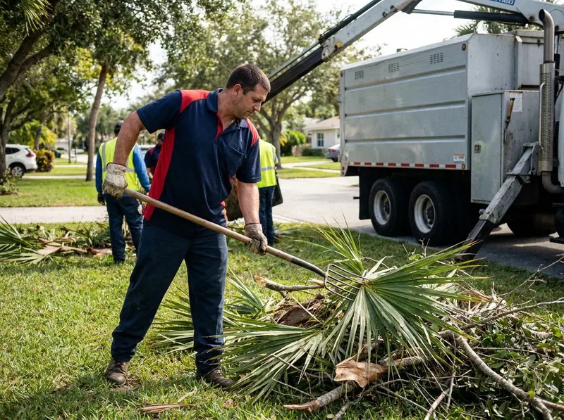 Storm Debris and Yard Waste Hauling in Stuart, FL